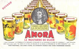Buvard Moutarde De Dijon Amora - Moutardes