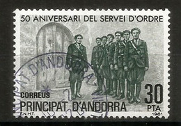 La Police Andorrane, Crée En 1931, Oblitéré 1 ère Qualité - Used Stamps