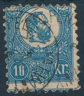 O 1871 Kőnyomat 10kr Képbe Fogazott Jó Minőségű Bélyeg Pénzutalvány Bélyegzéssel (26.500) - Other & Unclassified