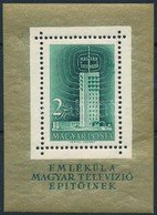 ** 1958 Televízió Blokk Csillogó Arany Színben, Elfogazva (12.000++) - Sonstige & Ohne Zuordnung