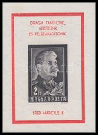 ** 1953 Sztálin Vágott Blokk Szép Minőség (50.000) - Otros & Sin Clasificación