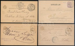 1886-1918 12 Db Régi Magyar Futott Képeslap és Levelezőlap - Other & Unclassified