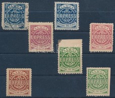 (*) * O Samoa 1877 Expressz 7 Db Bélyeg Az Első Kiadott Sorból Garancia Nélkül - Sonstige & Ohne Zuordnung