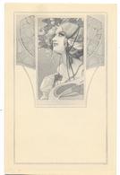 Cpa: Portrait De Femme (Art Nouveau, Style Kirchner) M.M. Vienne - Série N° 127 (5) - 1900-1949