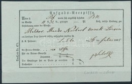 1865 Aufgabs Recepisse Lubló - Lőcse - Other & Unclassified
