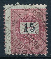 O 1889 15kr 11 1/2 Fogazással, Képbe Fogazva - Other & Unclassified