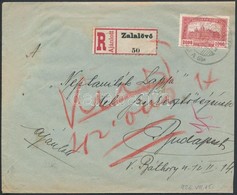 1926 Levél 2000K + 2500K Bérmentesítéssel 'ZALALÖVŐ' - Sonstige & Ohne Zuordnung