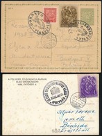 1938 Levelezőlap Magyar és Csehszlovák Bélyeggel 'ROZSNYÓ VISSZATÉRT' + Fotóképeslap 'AZ ELSŐ VISSZATÉRT MAGYAR VÁROS IP - Other & Unclassified