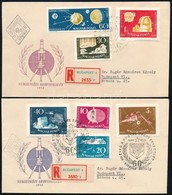 1959 Geofizikai év Sor 2  Db Ajánlott FDC-n - Otros & Sin Clasificación