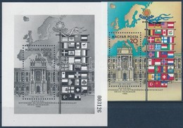 ** 1986 Európai Biztonsági és Együttműködési Értekezlet (X.) - Bécs Blokk, Normál és Feketenyomat (8.400) - Other & Unclassified