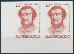 ** 1991 Gróf Széchenyi István (II.) ívsarki Vágott Pár (4.400) - Otros & Sin Clasificación