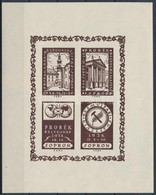 ** 1938/6a Soproni Probék Bélyegnap és Kiállítás Emlékív (7.000) - Sonstige & Ohne Zuordnung