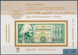 ** 2006/12 Ritka Bankjegyeink II. - 10 Forint Emlékív No 055 - Sonstige & Ohne Zuordnung