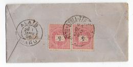 1893 - HONGRIE - ENVELOPPE PF De GYULA => ALAIS (GARD) - Cartas & Documentos