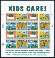 ** 1995 Gyerekrajzok Kisív (négyestömbök),
Children's Drawings Mini Sheet (block Of 4)
Mi 2553 - 2556 - Autres & Non Classés