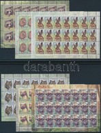 ** 2008 Állatok Kisívsor,
Animals Minisheet Set
Mi 707-711 + 749 - Other & Unclassified