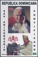** 2003 II. János Pál 25 éve Pápa Vágott Blokk Mi 53 - Other & Unclassified