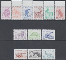Afghanistan 1998 Taliban Regime - Definitive Stamps: Fauna: Lion, Tiger, Fox Etc.- Mi 1823-1834 ** MNH - Felinos