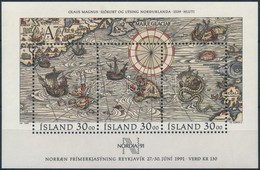 ** 1989 Nemzetközi Bélyegkiállítás NORDIA '91, Reykjavik Blokk
International Stamp Exhibition NORDIA '91, Reykjavik
Mi 1 - Other & Unclassified