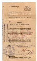 VP16.874 - MILITARIA - PARIS 1916 - Ordre Pour Le Cas De Mobilisation - Soldat Emile PAJARD De COULOMMIERS - Documenti