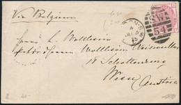 1875 Levél Bécsbe / Mi 41 On Cover 'LONDON' - 'WIEN' - Other & Unclassified