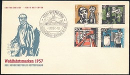 1957 Bányászat Mi 270-273 FDC - Andere & Zonder Classificatie