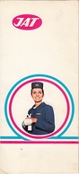 JAT Yugoslav Airlines Pasenger Informations Form Envelope Stewardess - Artículos De Papelería