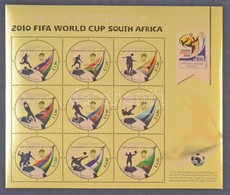 ** 2010 Futball Világbajnokság, Dél-Afrika Kisív,
Football World Cup, South Africa Mini Sheet
Mi 815-823 - Autres & Non Classés