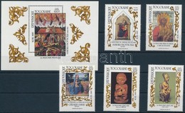 ** 1985 Karácsony Sor + Blokk,
Christmas Set + Block
Mi 1918-1922 + Mi 278 - Sonstige & Ohne Zuordnung