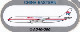 China Eastern Airlines Sticker Airbus A340-300 - Autocollants