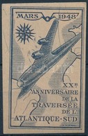 ** 1948 Az Első Dél-atlanti Repülés 20. évfordulója Légi Levélzáró - Ohne Zuordnung