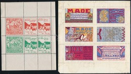 1918 MAOE Bélyeggyűjtő és Eszperantó, 1906 Foxterrier és Tacskó Kiállítás Levélzáró Kisívek - Ohne Zuordnung