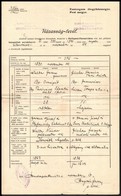 1942-1944 7 Db Keresztlevél, Házasságlevél - Zonder Classificatie