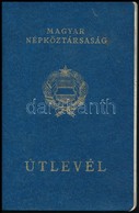 1975 Magyar útlevél, Francia, Svájci, Olasz Bélyegzésekkel - Sin Clasificación