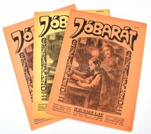 1935-1936 Jóbarát. Ifjúsági Lap 3 Száma (1935. április 12. (x2), 1936. Jan. 15.) Az áprilisi Számokban Cserkész Vonatkoz - Scoutisme