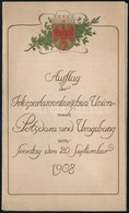 1908 Az Interparlamentáris Unió Kirándulásának Programja - Non Classés