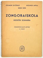 Kálmán György-Molnár Antal-Senn Irén: Zongoraiskola Kezdők Számára. Összefoglaló Anyag. II. Füzet. Bp.,1955, Zeneműkiadó - Otros & Sin Clasificación