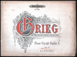 Grieg: Peer Gynt-Suite I-II. Kiadói Papírkötés, Kopottas állapotban. - Otros & Sin Clasificación