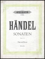 2 Db Kotta - Händel: Sonaten, Flöte Und Klavier; Gariboldi: Übungen, Flöte. - Andere & Zonder Classificatie