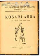 Szabó János: Kosárlabda. Az Országos Sport Hivatal Szakkönyvtára 4. Bp.,1948., Testkultura, 55+1 P. Átkötött Félvászon-k - Zonder Classificatie