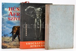 3 Db Könyv - Somssich Pongrác: Afrika Szívében; Machulka, Bédric: Vadcsapáson Afrikában; Filchner, Wilhelm: Kínából Indi - Non Classés
