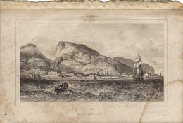 ILE DE FRANCE VUE DU PORT LOUIS 1835 INCISIONE DI LEMAITRE - Prints & Engravings