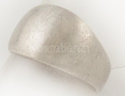Ezüst(Ag) Széles Gyűrű, Jelzett, Méret: 49, Nettó: 2,6 G - Sonstige & Ohne Zuordnung