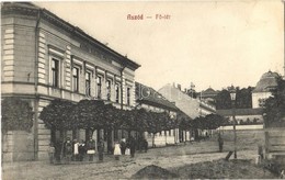 T2/T3 1914 Aszód, Fő Tér, Aszódi Takarékpénztár, Háttérben A Podmaniczky Kastély. Petőfi Nyomda Kiadása - Ohne Zuordnung