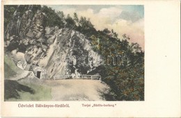 T2/T3 1911 Bálványosfürdő, Baile Balvanyos (Torja, Turia); Torjai Büdös Barlang. Divald Károly Fia / Cave - Non Classificati