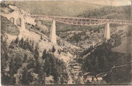 T2/T3 1917 Csíkgyimes, Gyimes, Ghimes; 64 Méter Magas Karakkói Híd, Karakó Völgyhíd, Viadukt A Gyimesi Vasútvonalon. Szv - Unclassified