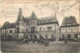 T3 1910 Diószeg, Magyardiószeg, Sládkovicovo; Báró Kuffner Károly Kastélya / Castle (EB) - Autres & Non Classés