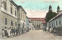 T2 1913 Ungvár, Uzshorod, Uzhhorod, Uzhorod; Városháza, Püspöki Palota. Székely és Illés Kiadása / Town Hall, Bishop's P - Non Classés