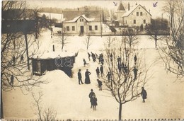 T2 Mikulásovice, Nixdorf; General View In Winter, Villa, Children Playing In The Snow. Photo - Sonstige & Ohne Zuordnung