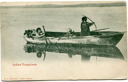 Delcampe - CHILI CARTE POSTALE -INDIOS FUEGUINOS DEPART ? ?-?-?-? POUR SPRINGFIELD (ETATS-UNIS) - Chile